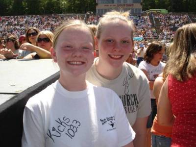 Local fans with Eric T-shirts!