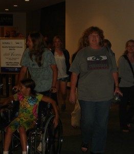 Carla Arrives At Nashville Airport